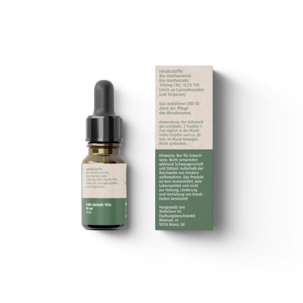 CBD Mundöl 15% | 1500mg | Bio-Hanföl CBD Mundöl 15% | 1500mg | Bio-Hanföl