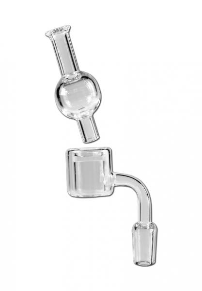 Glasbanger Set klarer Schliff mit Carb Cap Glasbanger Set klarer Schliff mit Carb Cap