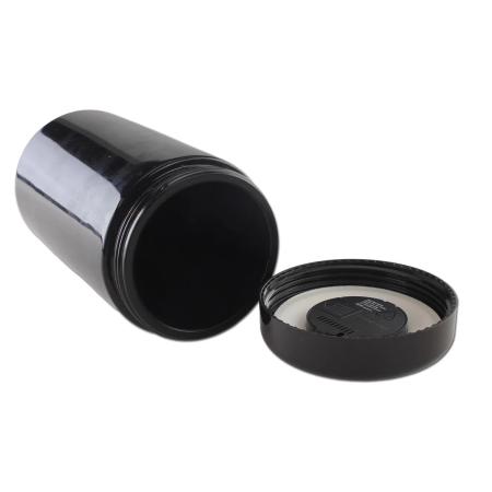 Preview: Black Leaf Violettglas Curing-Dose mit Thermo-Hygrometer (120ml)