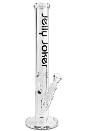 Jelly Joker Glasbong "Purple Mirror Clear" – 45cm Beaker mit 7mm Panzerglas