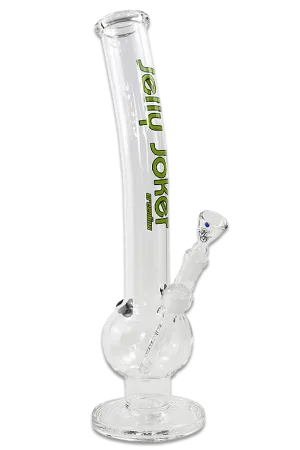 Jelly Joker Glasbong "Greenline 005" – 45cm mit geschwungenem Hals & Schlitzdiffusor