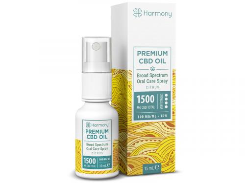 Harmony CBD Spray Citrus 500/1.500 mg – 15 ml