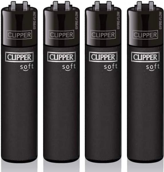 clipper liters schwarz feuerzeug