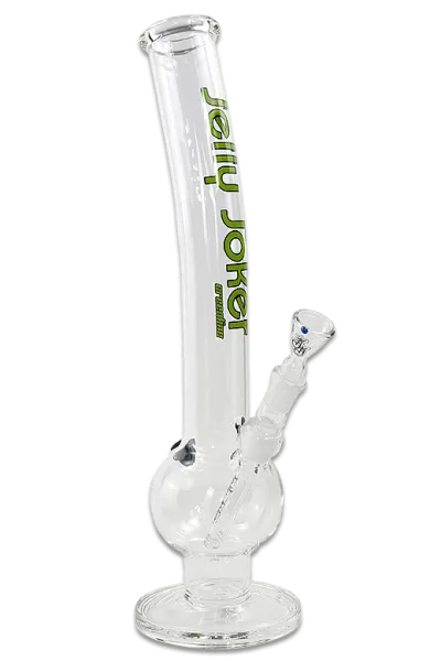 Jelly Joker Glasbong "Greenline 005" – 45cm mit geschwungenem Hals & Schlitzdiffusor