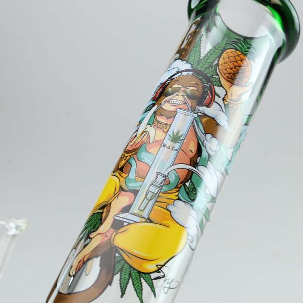 Black Leaf Hanuman Zylinderbong Ice