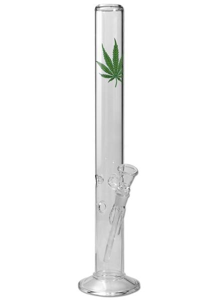 Glasbong Ice Hanfblatt