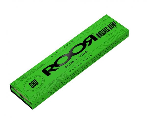 RooR Organic Hemp Slim Papers + Filters