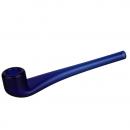 Glaspfeife Blau